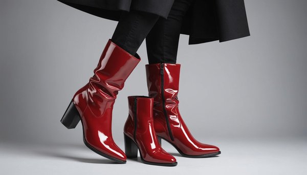 Elevate your style with eye-catching latex boots for bold fashion